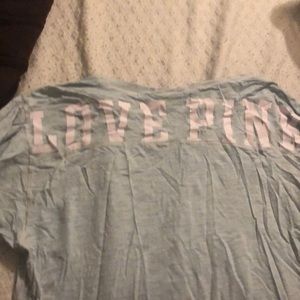 “Pink” blue t shirt
